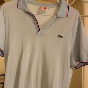 Classic Lacoste Ringed Polo Shirt
